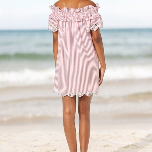 PARKER Cable Off Shoulder Dress - Picture 2 of 9